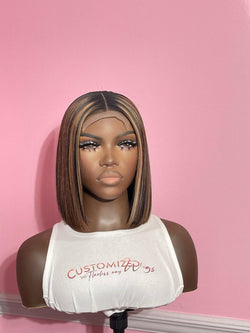 Highlight 5x5 HD Lace Closure  Bob Wig